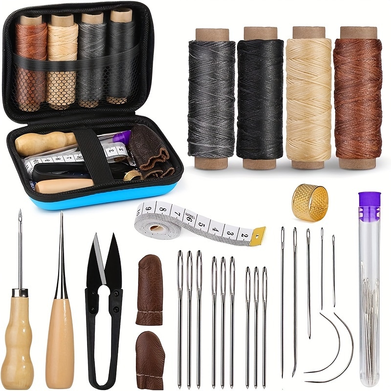 Leatherwork Craft - Zestaw do szycia skóry, zestaw do