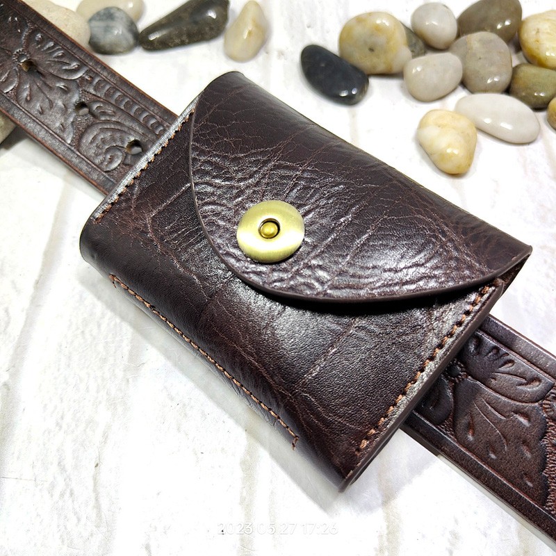 Leatherwork Belt - Blongk Mini torebka cienki pasek opakowanie