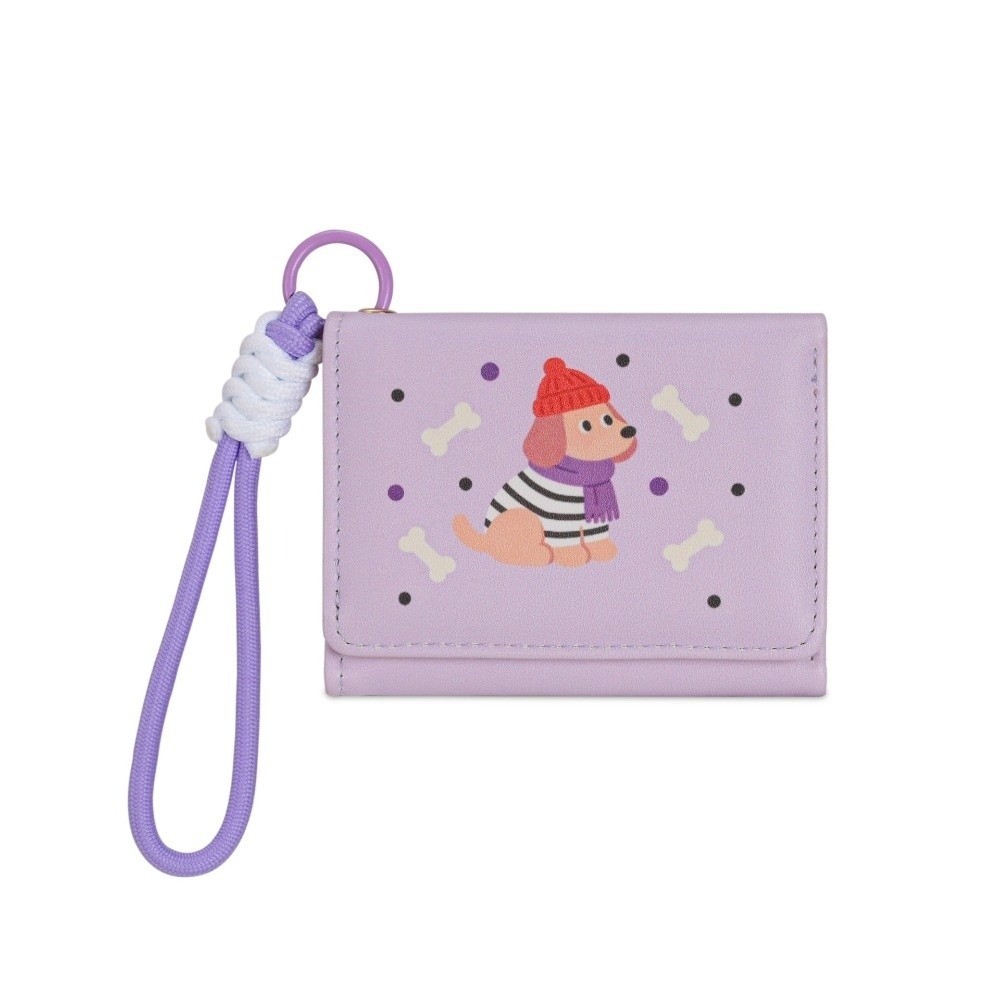 Leatherworking Items - Etui na karty PU z jamnikiem,