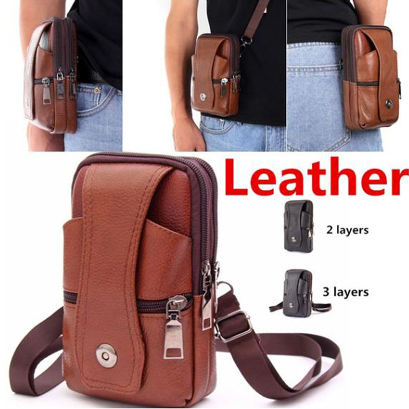 1 szt. Męska saszetka na telef – Leatherwork Belt recenzja i cena