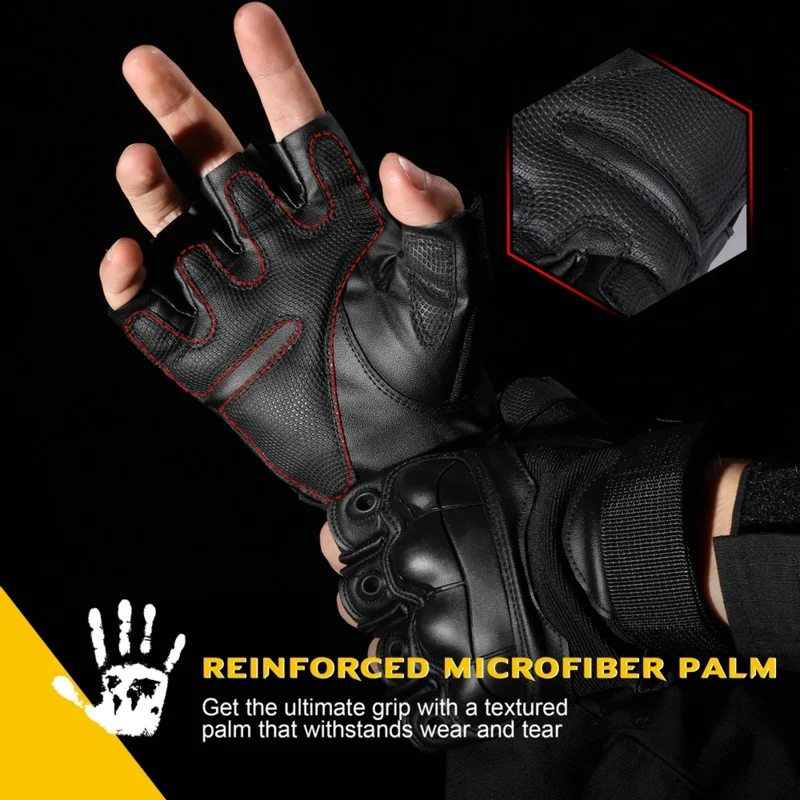 Rękawice motocyklowe taktyczne – Leatherworking Items recenzja i cena