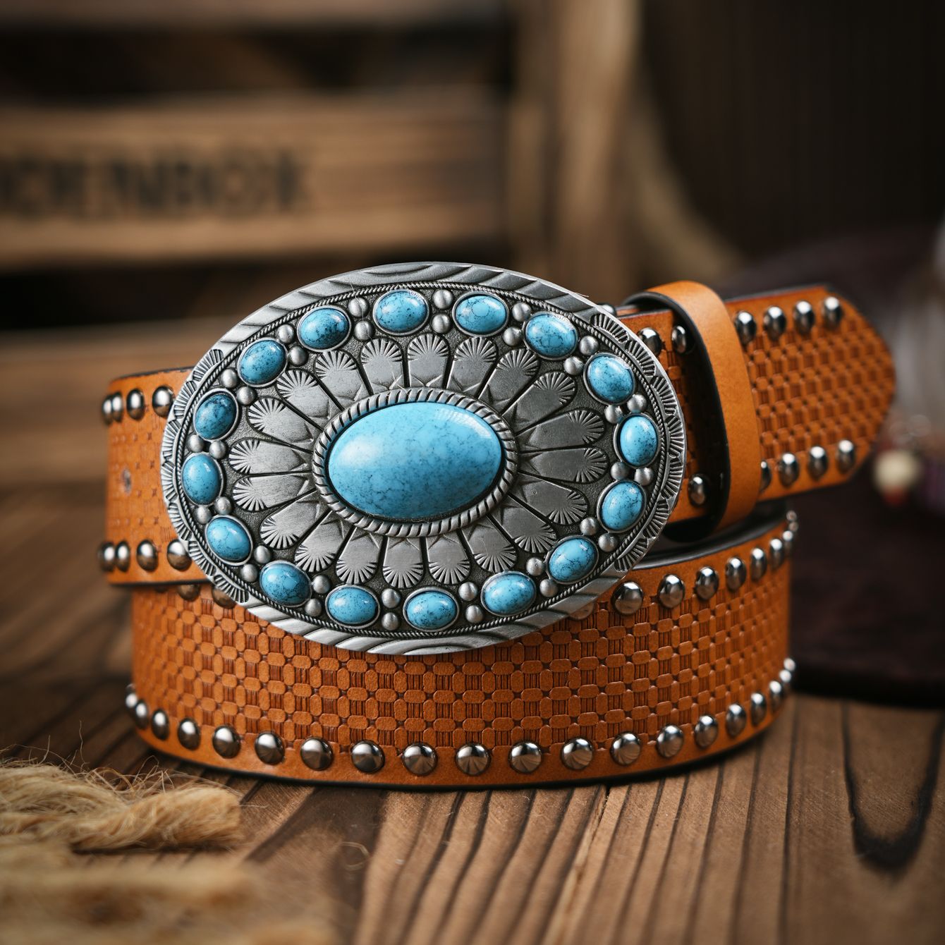 Męski i damski pasek w stylu r – Leather Work Western recenzja i cena