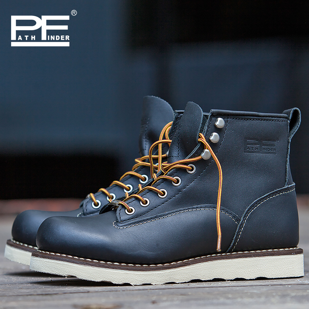 Męskie buty robocze ze skóry n – Leather Work Western recenzja i cena