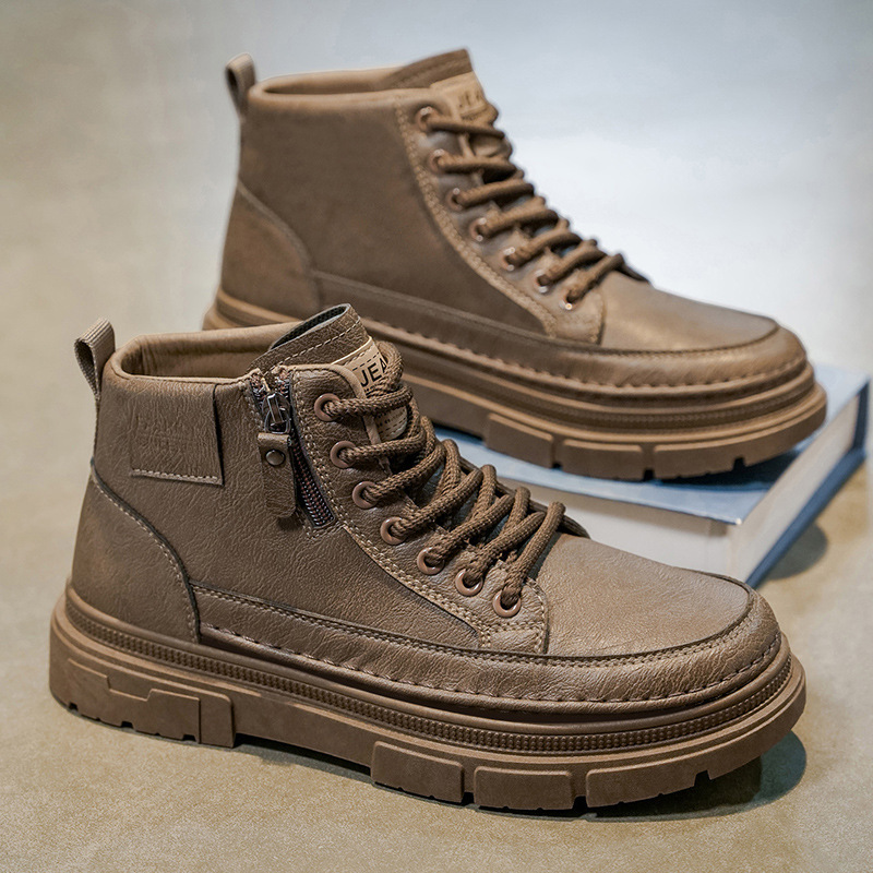 Męskie buty za kostkę, jesienn – Leatherworking Items recenzja i cena