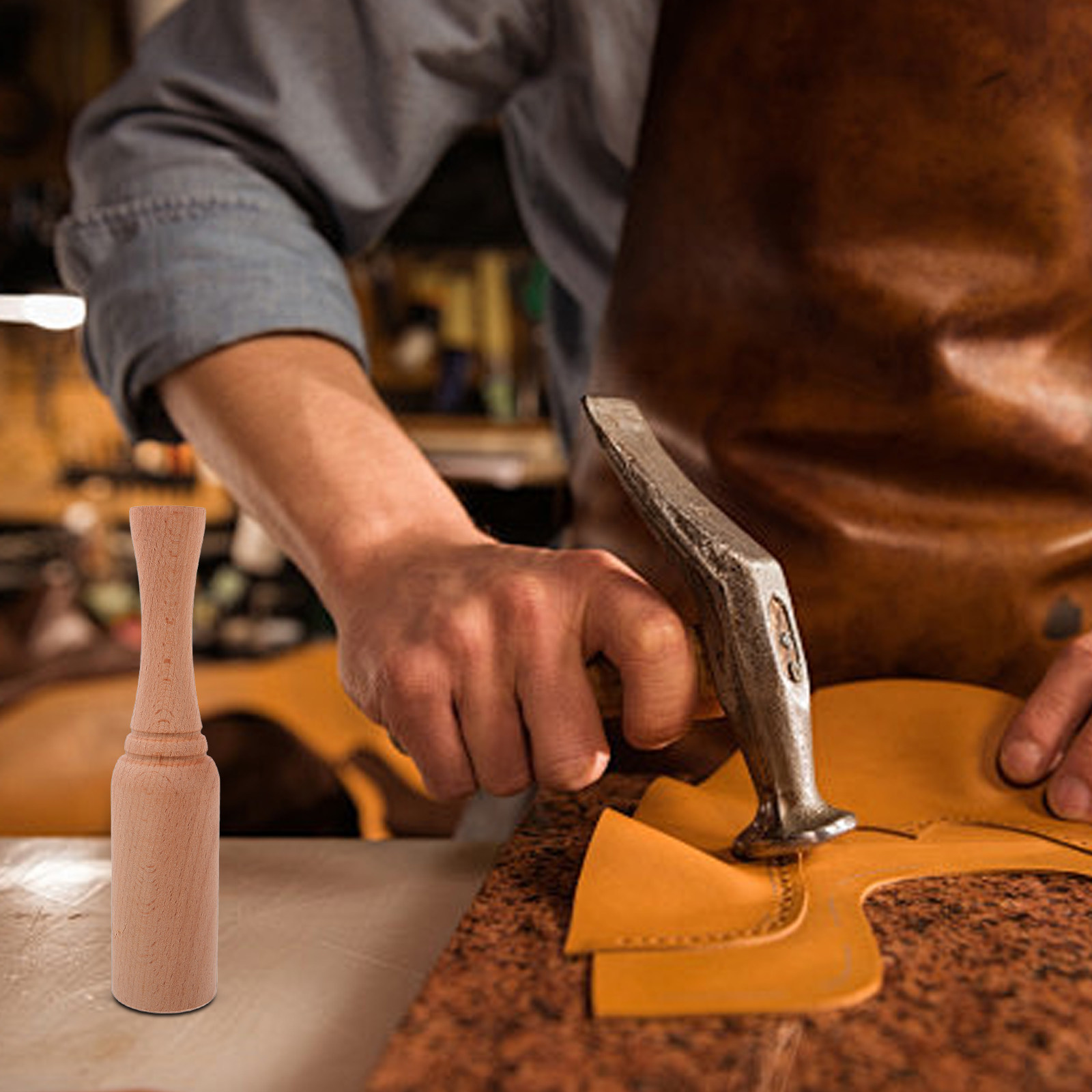 Drewniany młotek do obróbki sk – Leatherwork Mallet recenzja i cena